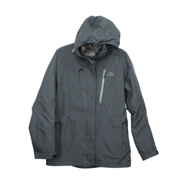 *LL Bean Mountain Liner Down 3 in 1 Jacket Black Size M - Picture 1 of 12